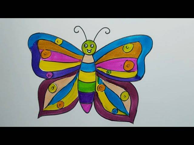 Butterflies To Draw Easy