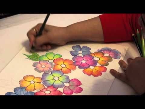 3D Flower Drawing Easy