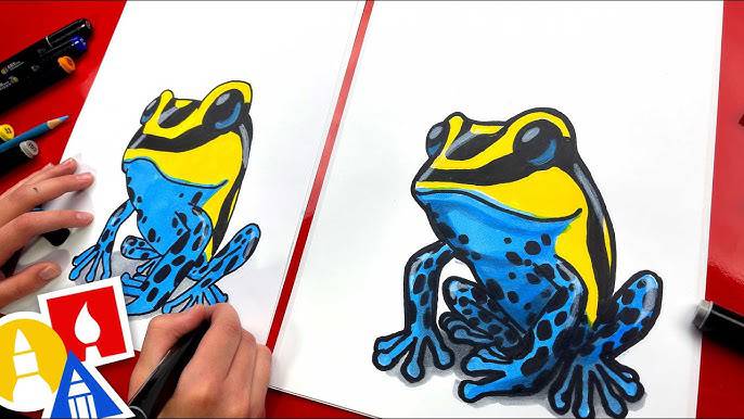 A Cute Frog Drawing