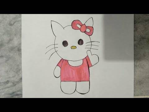 Angel Hello Kitty Drawing