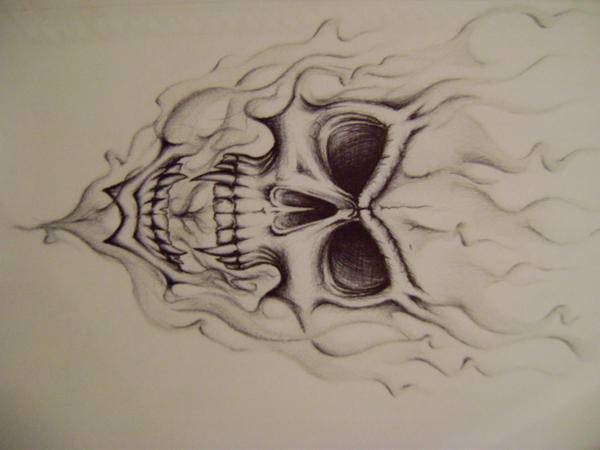 Art Skull Drawings