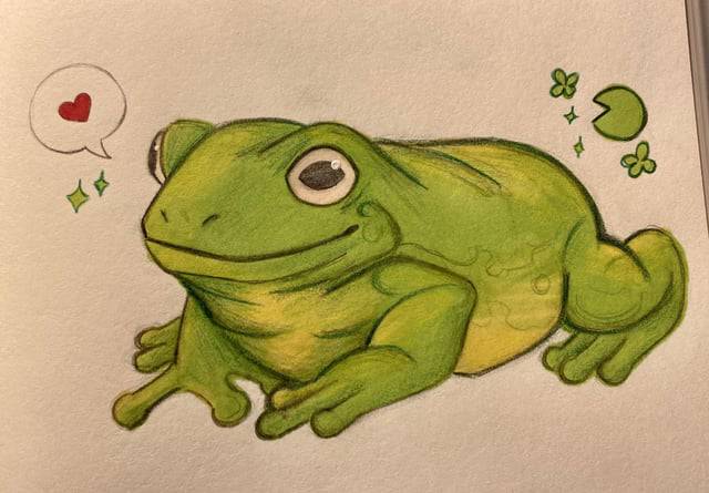 Bad Frog Drawing