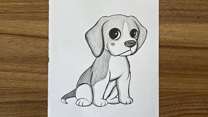 Beagle Face Drawing