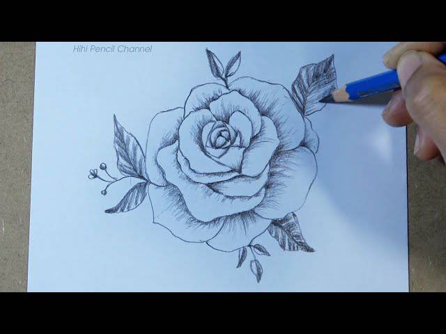 Beautiful Drawings Of Hearts And Roses