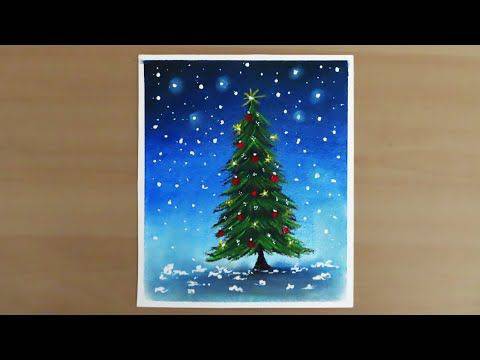 Christmas Tree Draw Picture
