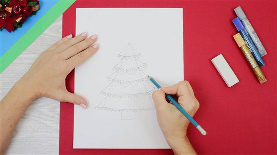 Christmas Tree Drawing Copy