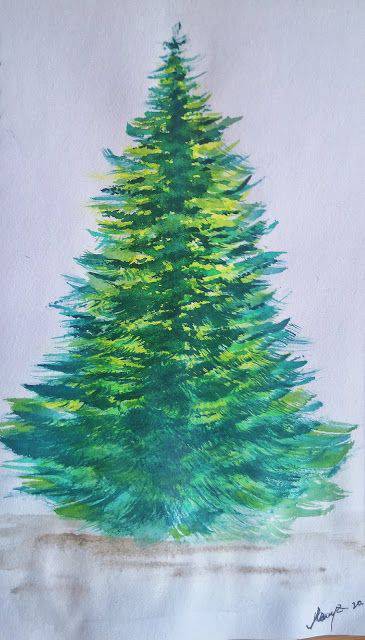 Christmas Tree Drawing Dakhva