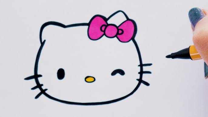Cinnamoroll Hello Kitty Drawing