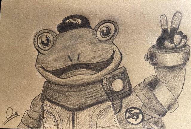 Cute Toad Drawings