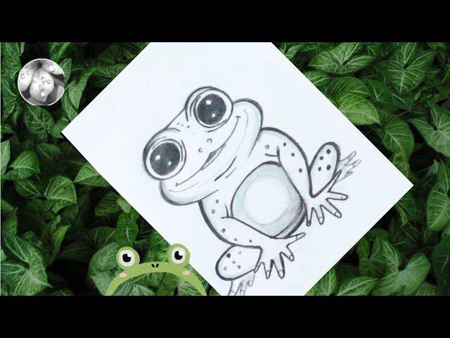 Drawing Of Frog Cute