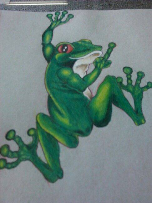 Easy Frog Cartoon