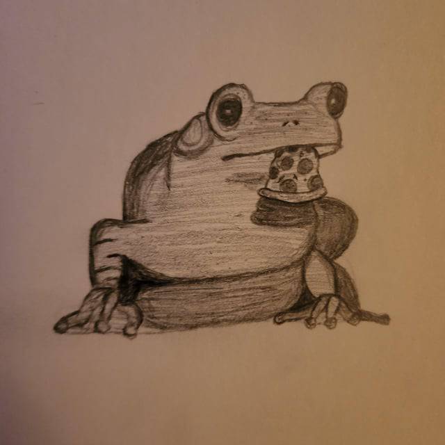 Free Frog Drawings