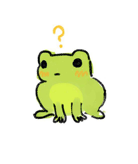 Frog Drawing Kawaii