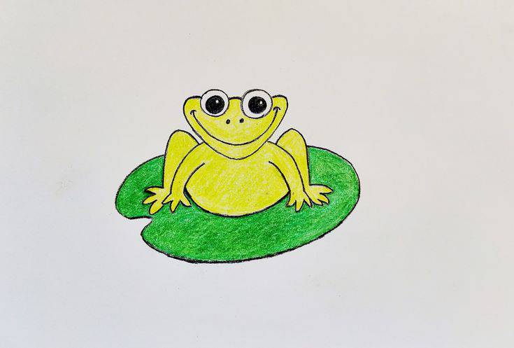 Frog Easy Sketch