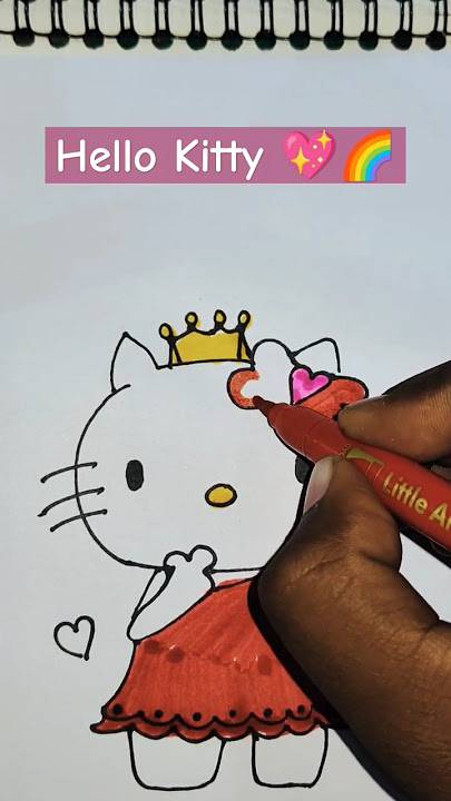 Hello Kitty Drawing Big