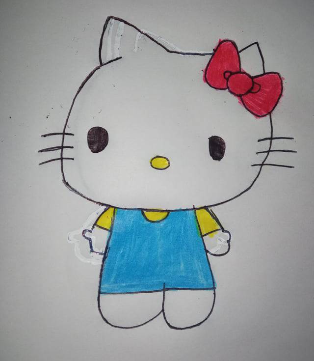 Hello Kitty Family Drawing