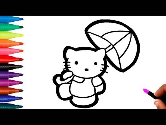 Hello Kitty Love Drawing