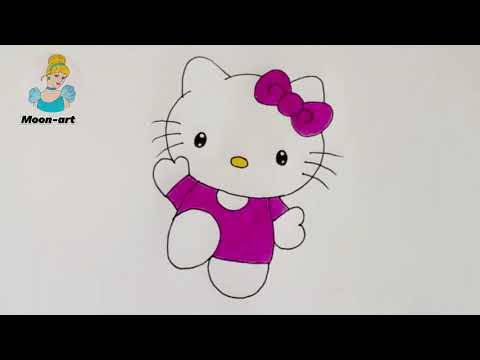 Hello Kitty Simple Drawing