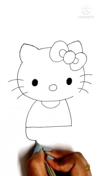 Kitty Drawing Step By Step
