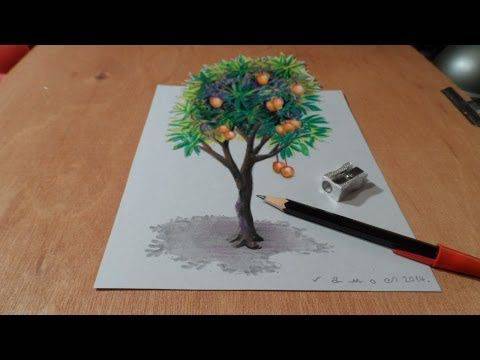 Lorax Tree Drawing