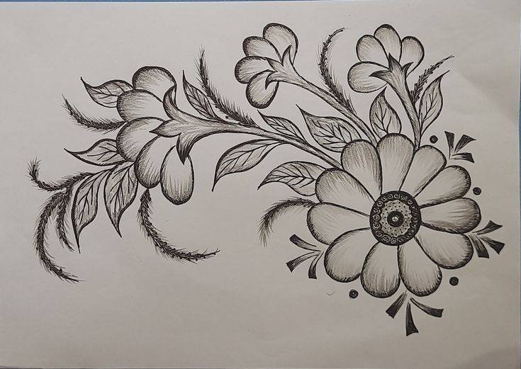 Pictures Of Flowers To Draw