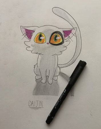 Simple Sketch Of A Cat