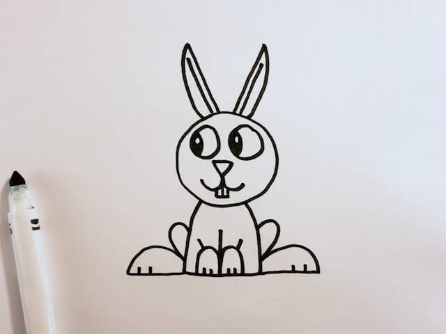 Bunny Cute Drawings Easy