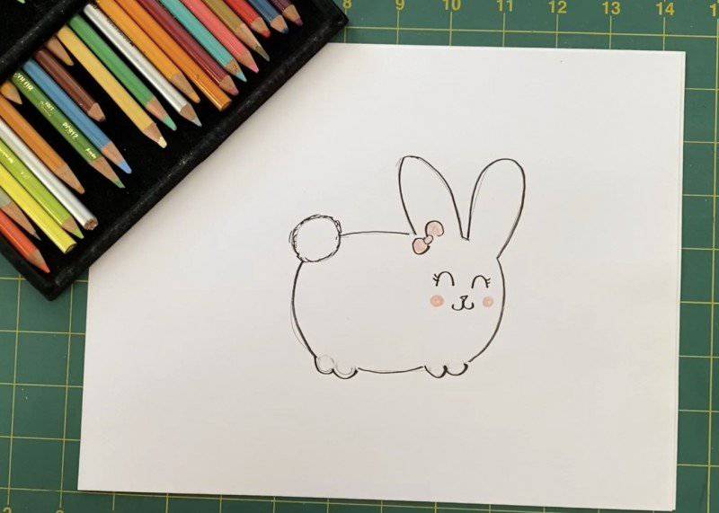 Bunny Rabbit Cartoon Drawing
