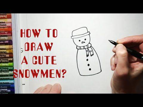 Creative Snowman Drawing