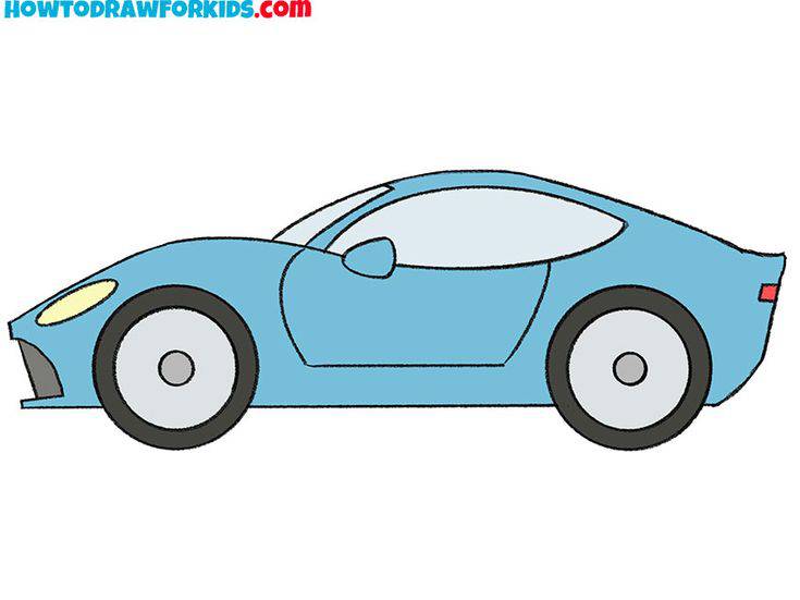 Cute Car Drawing