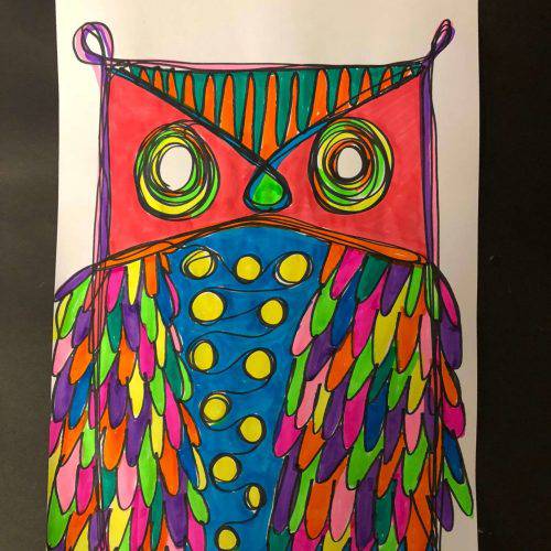 Cute Owl Drawing Images