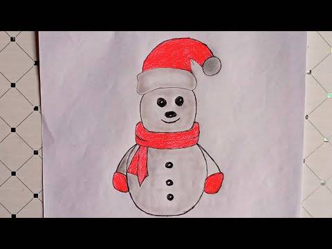 Direct Draw Snowman