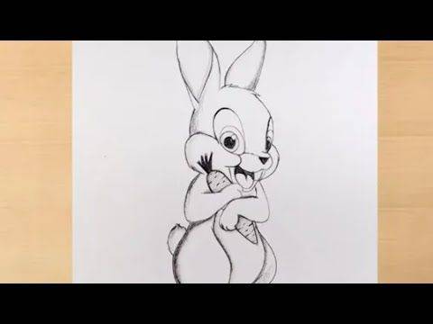 Easter Bunny Cartoon Drawing