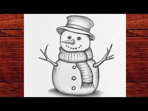 Easy Snowman Draw