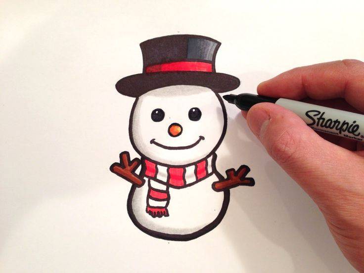 Frosty The Snowman Sketch