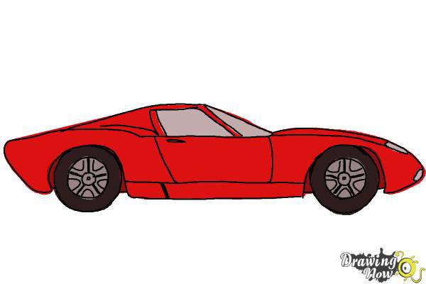 Mustang Drawing Front