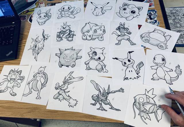 Pokemon Drawing Easy