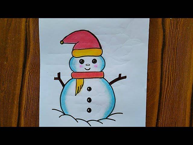 Simple Olaf Drawing