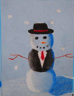 Snowman Drawings Cute